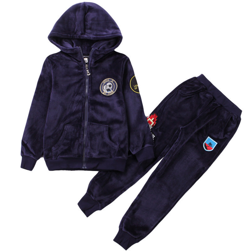 Casual children's suit boys autumn clothes - Cindi Book