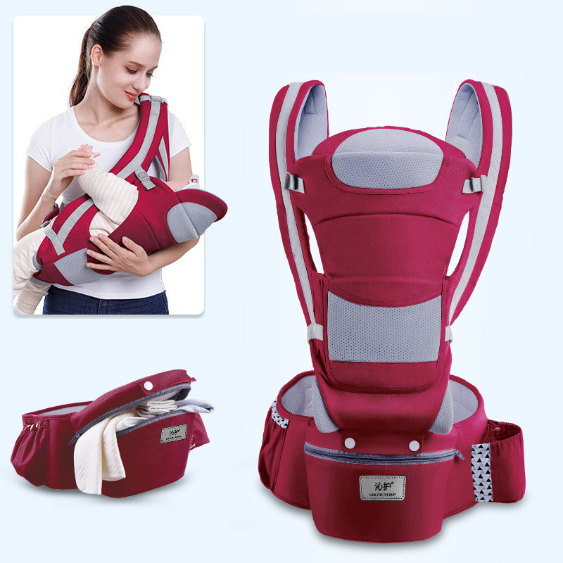 Ergonomic Baby Carrier Infant Baby Hipseat Carrier 3 In 1 Front Facing Ergonomic Kangaroo Baby Wrap Sling - Cindi Book