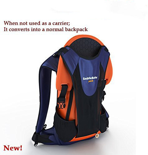 Hands-Free Shoulder Carrier with Ankle Straps and Cushioned Hip Seat Nylon Child Strap Rider travel back frame infant saddle - Cindi Book