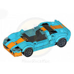 Building Block Car Model Assembled Sports Speed8 Grid Boy Toy Gift - Cindi Book