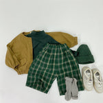 Fashion Personality Children's Plaid Stylish Pants - Cindi Book