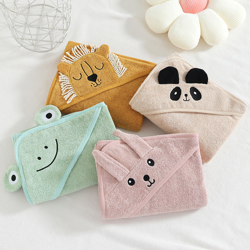 Children's Towel Cloak Cotton Hooded Cute Cartoon - Cindi Book