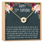 22nd Birthday Necklace