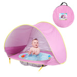 Baby Beach Tent Kids Outdoor Camping Easy Fold Up Waterproof  Up Sun Awning Tent UV-protecting - Cindi Book