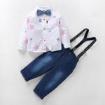 Three-piece suit of gentleman dress suspenders - Cindi Book