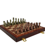 Chess Premium Gift Box Metal Bronze Children's Folding - Cindi Book