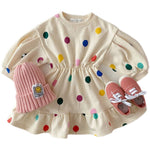 Love Balloon In Spring And Autumn Foreign Air Girl Dress - Cindi Book