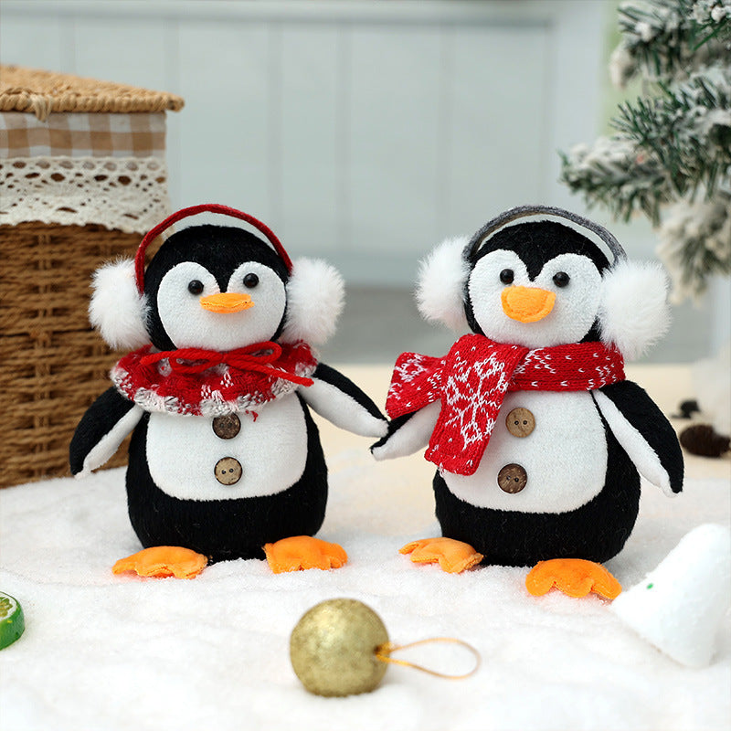 New Christmas Decorations Penguin Little Doll - Cindi Book