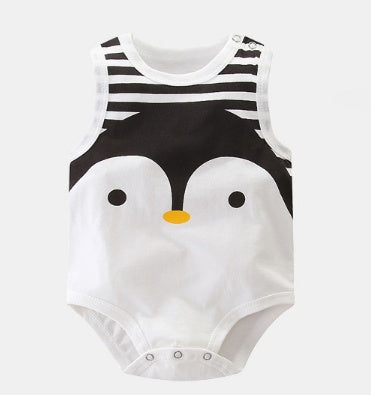 Sleeveless Baby rompers clothes newborn baby clothes - Cindi Book