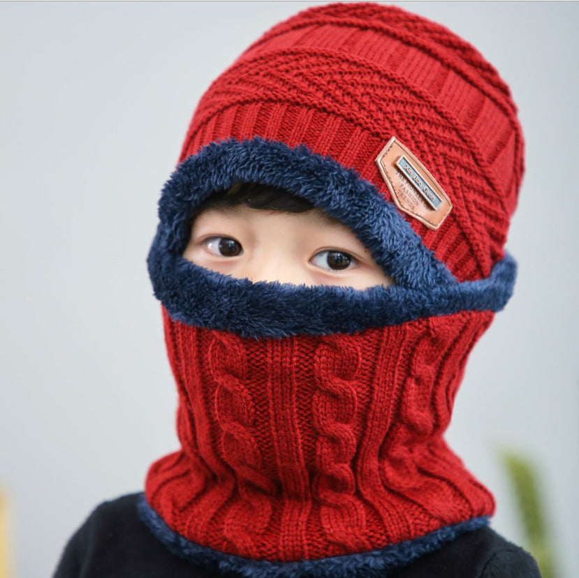 Warm knitted hat children's cap - Cindi Book