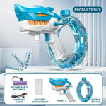 New Shark Electric Water Gun Toys Fully Automatic Continuous Fire Water Gun Large Capacity Beach Summer Children's Water Playing Toys - Cindi Book