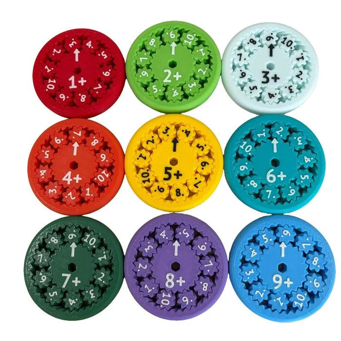 Math Fidget Spinners Fingertip Math Puzzle Toys Math Games Math Operations Decompression Games Desktop Math Multiplication Games - Cindi Book