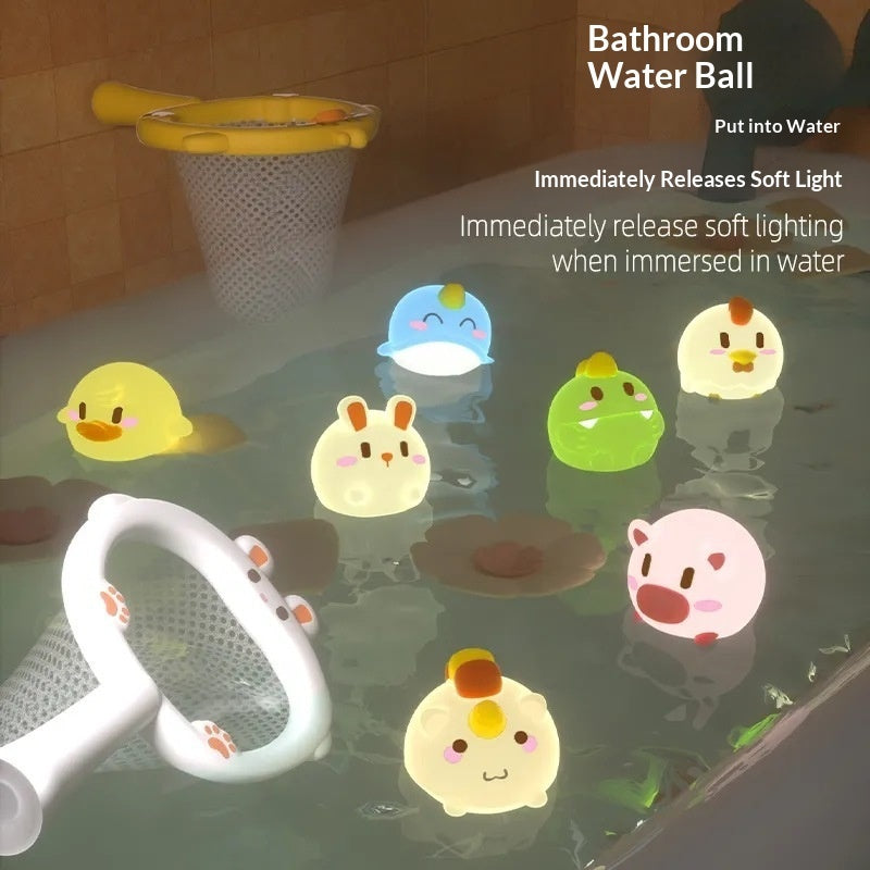 Baby Bath Toy Glowing Soft-plastic Animal For Playtime In The Bathtub - Cindi Book