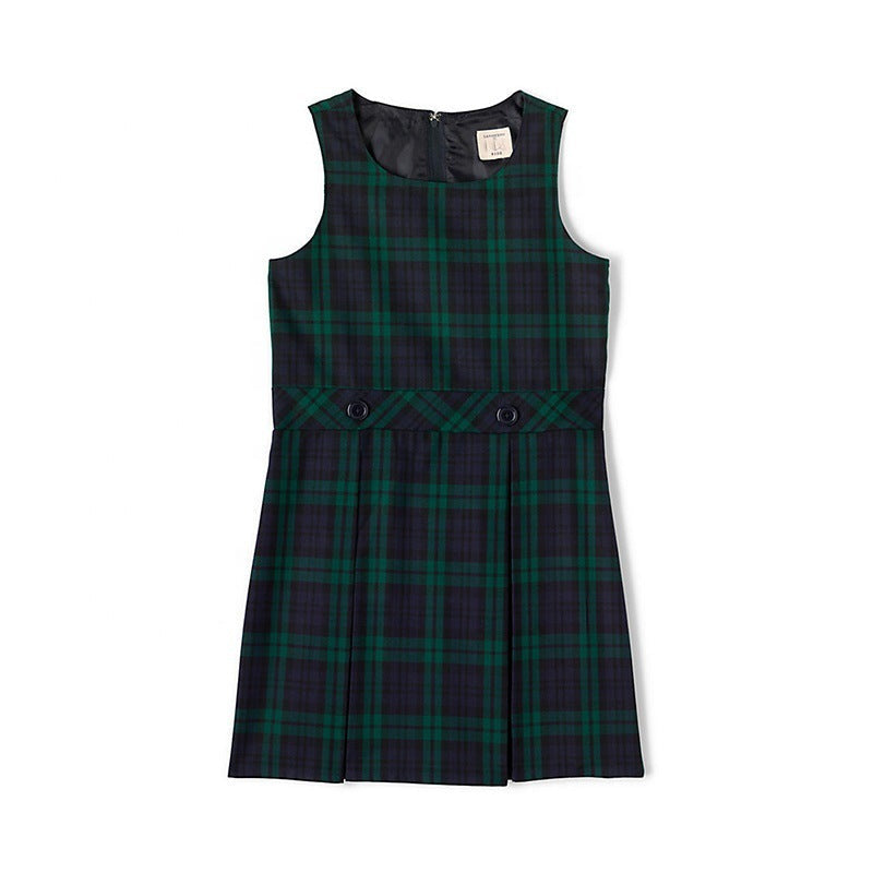 Plaid British Style Uniform For Women Spring And Summer - Cindi Book