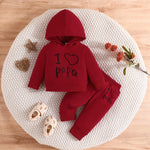 Hooded Printed Sweater Trousers Suit Casual All-matching - Cindi Book