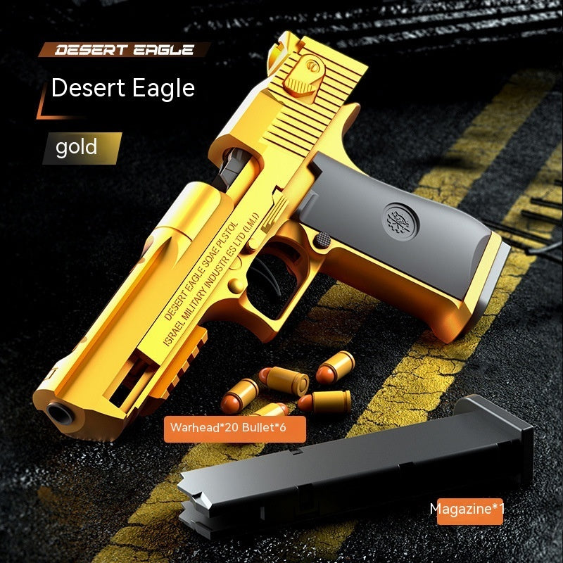 Radish Gun Toy Children's Desert Pistol Model Continuous Hair Throwing Shell Boy Toy - Cindi Book