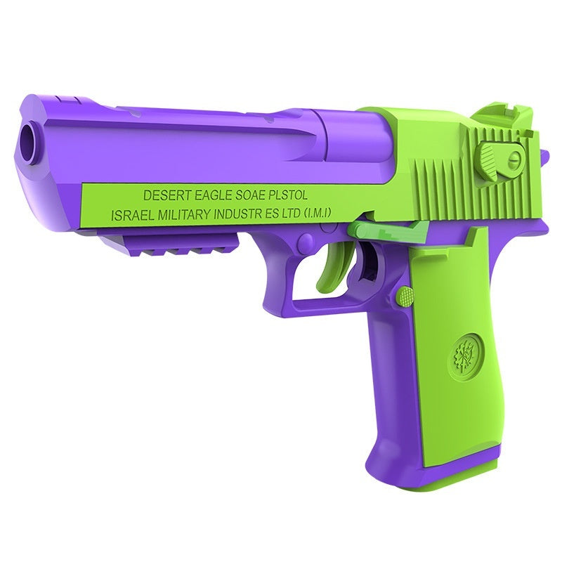 Radish Gun Toy Children's Desert Pistol Model Continuous Hair Throwing Shell Boy Toy - Cindi Book