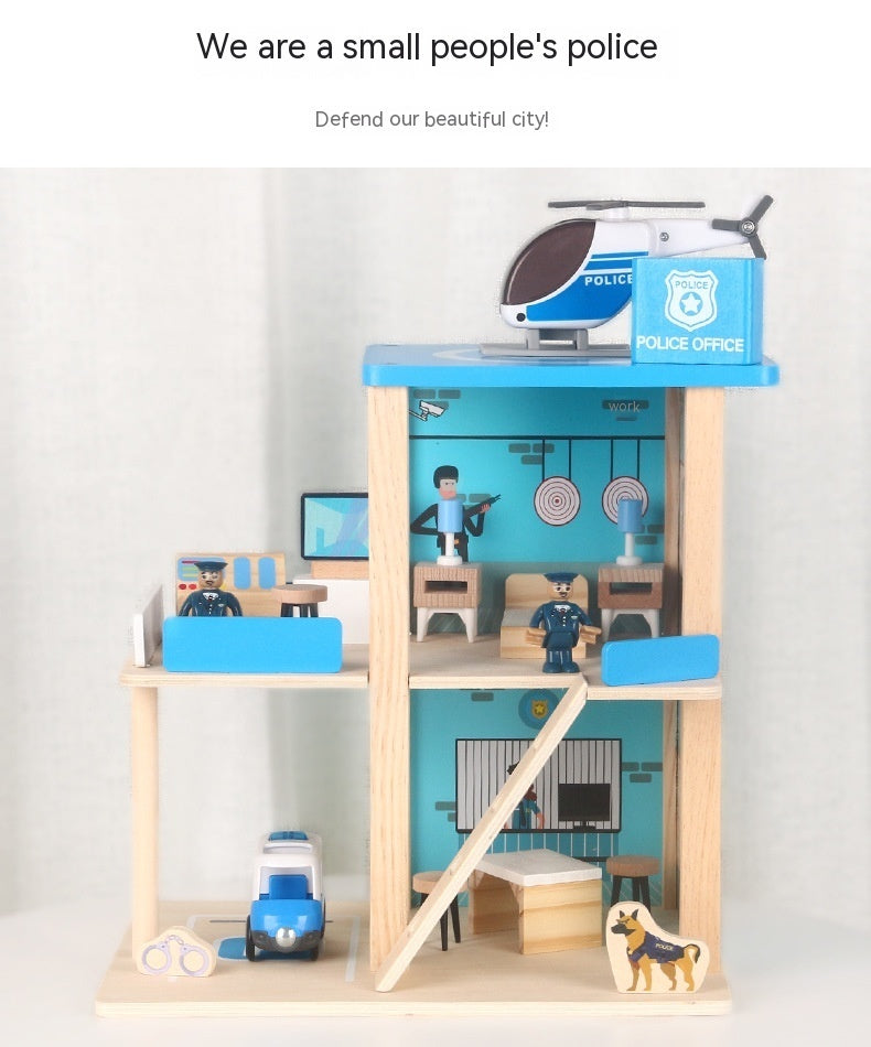 Role Play House Police Fire Department Educational Children's Toys Suit - Cindi Book