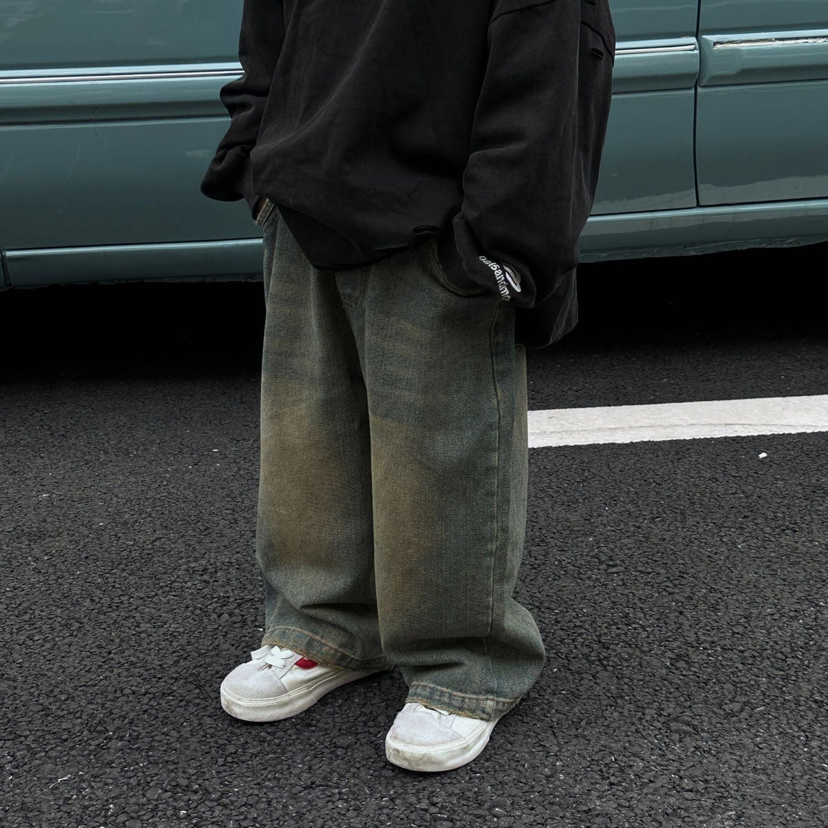 Autumn Korean Style Children's Retro Washed Boys' Jeans Baby Loose Trousers Fashion - Cindi Book