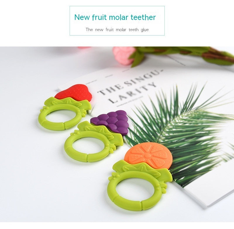 Baby Teething Molar Rod Fruit Silicone - Cindi Book