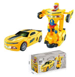 Car Deformation Robot Toy Light Music Automatic Deformation - Cindi Book