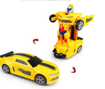 Car Deformation Robot Toy Light Music Automatic Deformation - Cindi Book