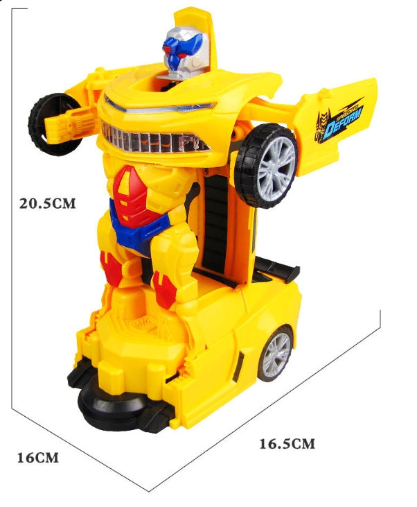 Car Deformation Robot Toy Light Music Automatic Deformation - Cindi Book
