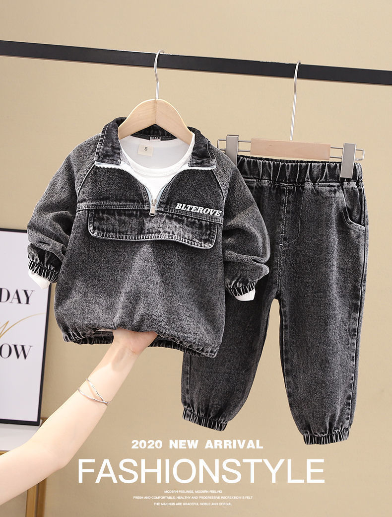 Boys Spring Clothing New Clothes Fashionable Handsome Children's Clothing - Cindi Book