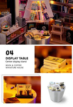 Cute Room Diy Cottage Tasting Cafe Wooden Hand-assembled Villa Model - Cindi Book