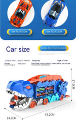 Tyrannosaurus Dinosaur Deformation Track Gliding Car - Cindi Book