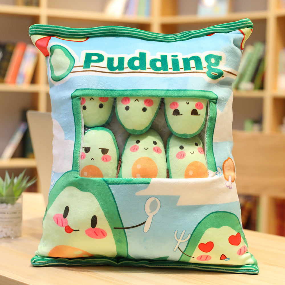 A Big Bag Of Snack Doll Cute Doll Sleeping Pillow For Girl Ankle Biter Pillow - Cindi Book