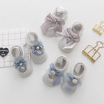 3 pairs of lace bow hole socks - Cindi Book