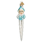 Old World Christmas Frosty Elf Icicle Ornament - hand-blown glass Christmas tree ornament (view 3)