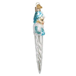 Old World Christmas Frosty Elf Icicle Ornament - hand-blown glass Christmas tree ornament (view 5)
