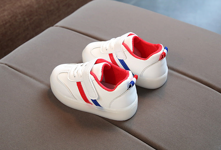Kimmy White LED Sneakers Shoes - Cindi Book