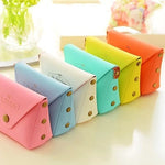 Cute Candy Color Key Case Macaron Coin Purse - Cindi Book