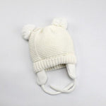 Jojo Double Pompom Knitted Beanie - Cindi Book