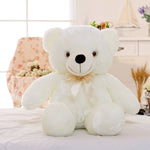 Creative Light Up LED Teddy Bear Stuffed Animals Plush Toy Colorful Glowing Christmas Gift For Kids Pillow - Cindi Book