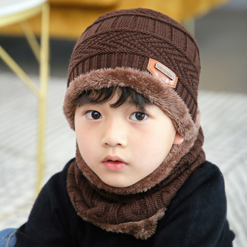 Warm knitted hat children's cap - Cindi Book