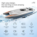 Electric Remote Control Boat High Speed Racing Boat 7.4V Large Capacity Battery 2 Channels 2.4G Remote Control Boats For Kid - Cindi Book