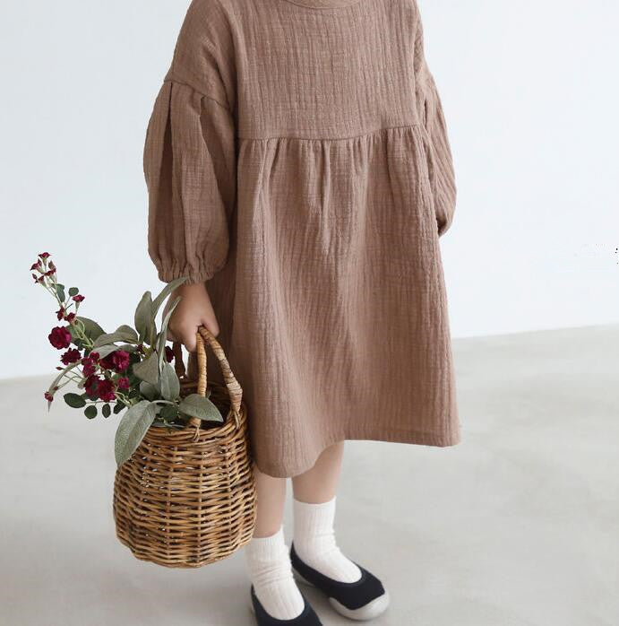 Lantern long sleeve princess dress - Cindi Book