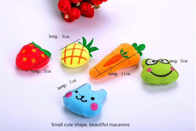 Cat toy cat mint fruit animal plush toy - Cindi Book