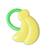 Toddlers Infants Baby Teething Toy Soft Silicone Fruit Teether Holder - Cindi Book