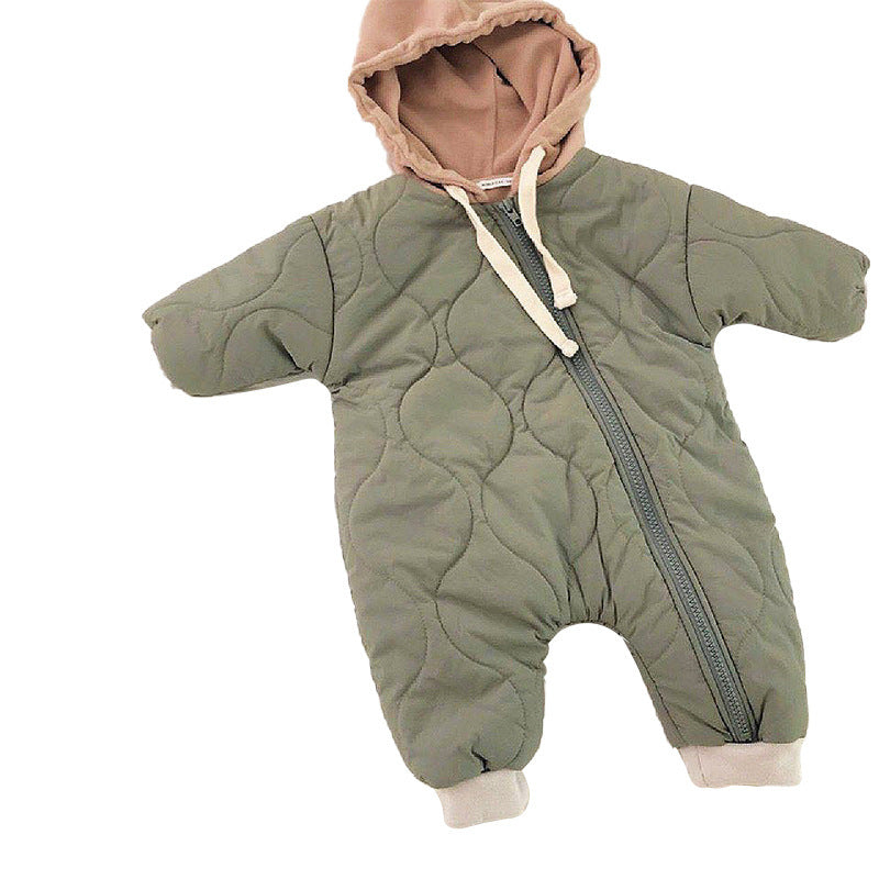 Baby Padded Quilted Kumpsuit Outing Clothes - Cindi Book