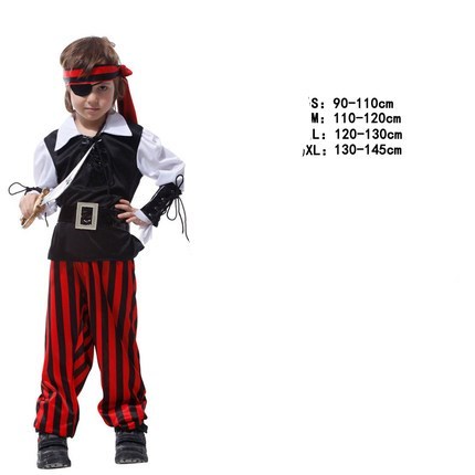 Halloween children's pirate costume - Cindi Book
