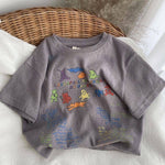 Summer Boy's Short-sleeved T-shirt - Cindi Book