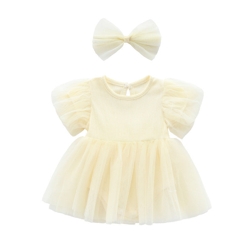 Baby Girl Summer Pure Cotton Princess Dress - Cindi Book