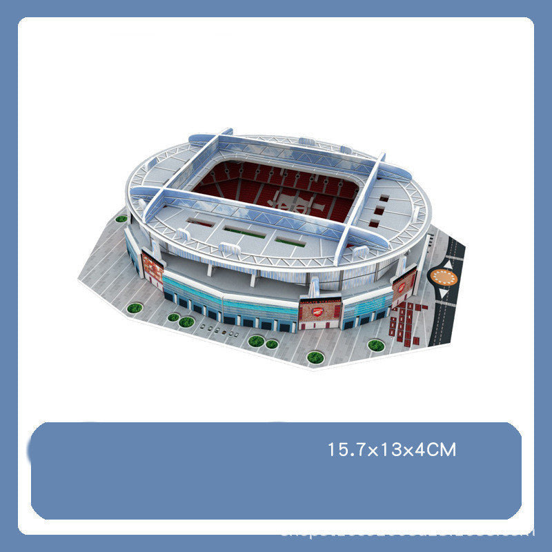 3D Puzzle Football Field Model - Cindi Book