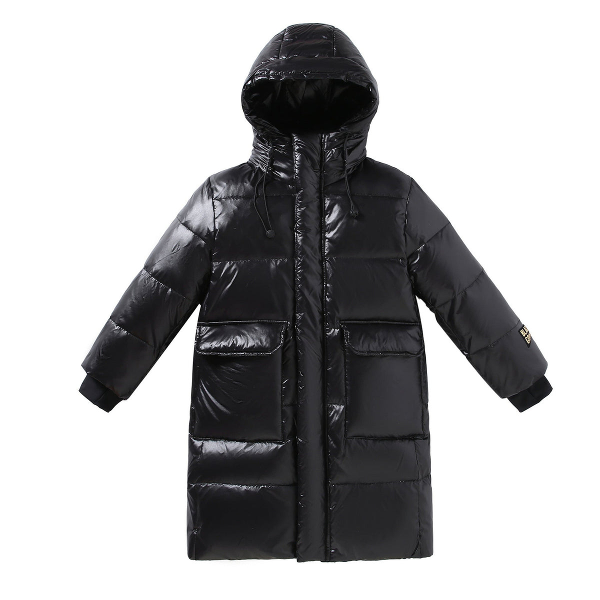 Down Jacket Boy's Long Overfashionable Knee Western Style - Cindi Book