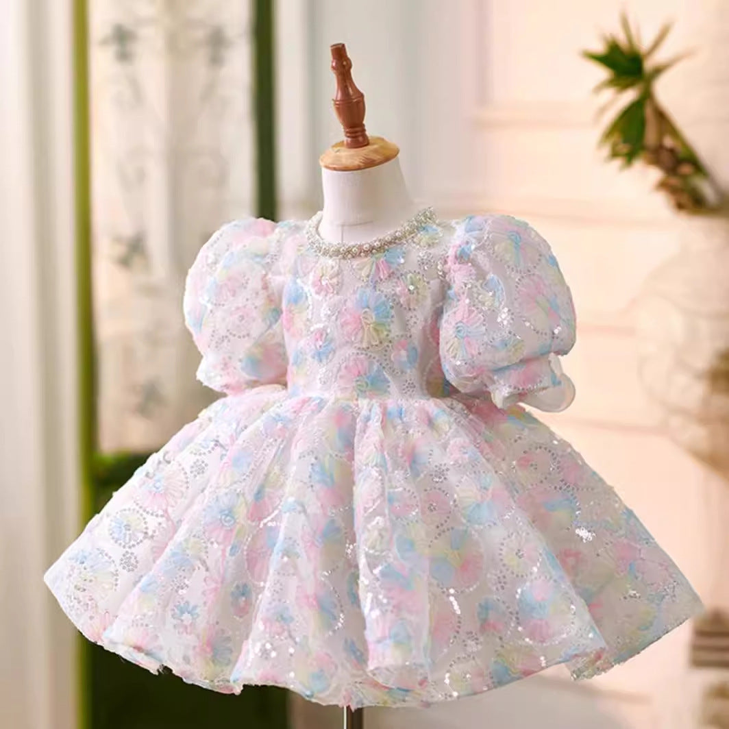 Princess Dress Light Luxury Minority High-end Flower Birthday Host Pettiskirt - Cindi Book